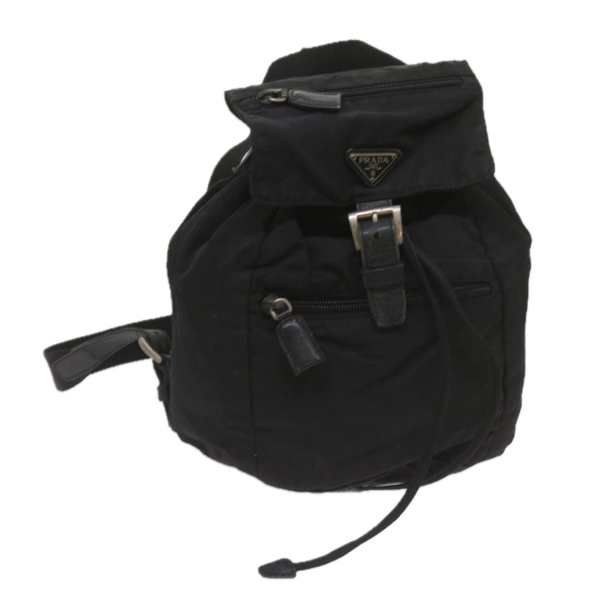 PRADA Backpack Nylon Black  bs12379