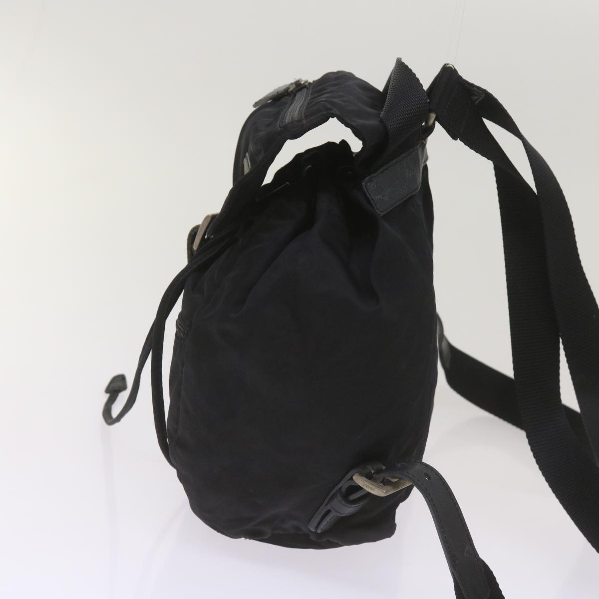 PRADA Backpack Nylon Black  bs12379