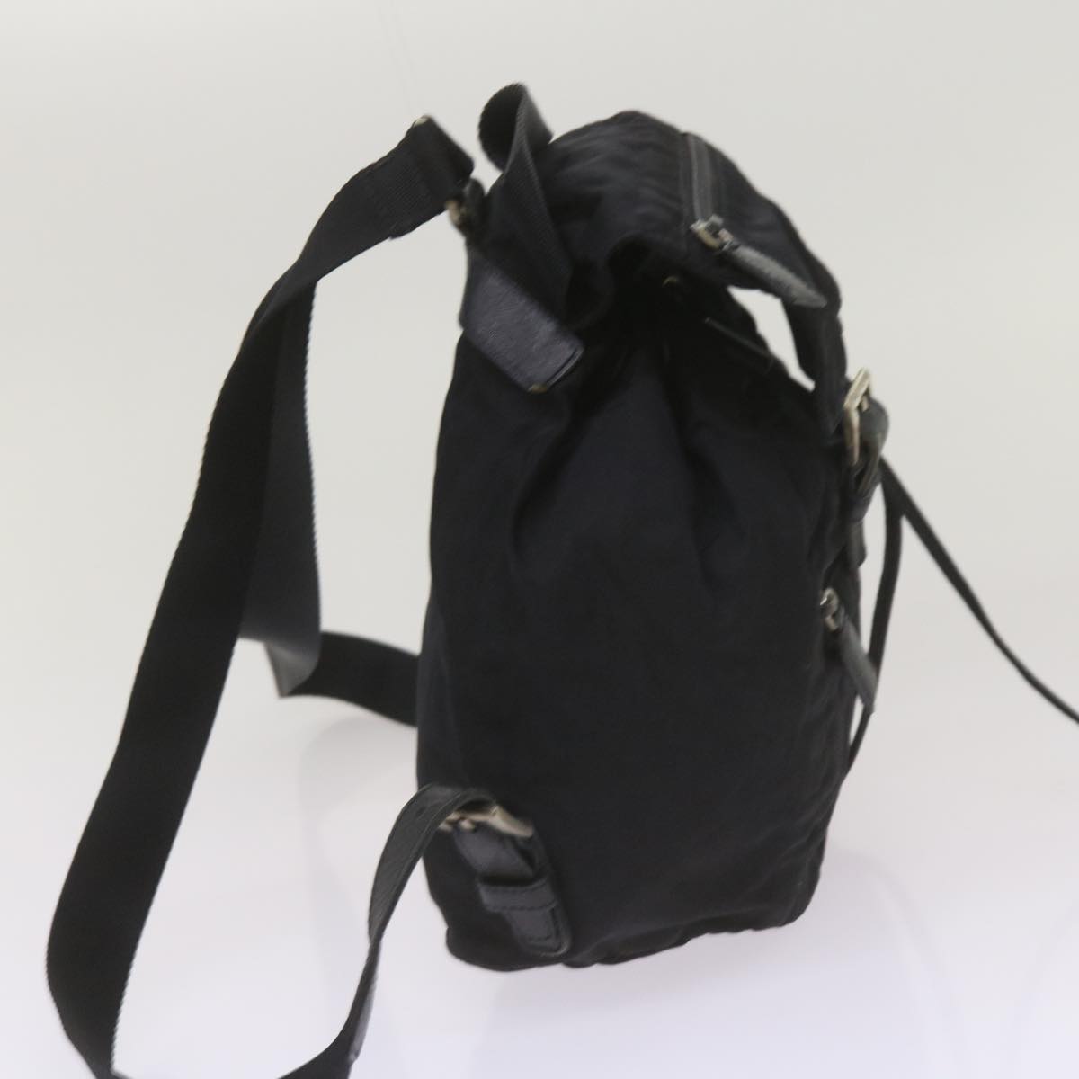 PRADA Backpack Nylon Black  bs12379