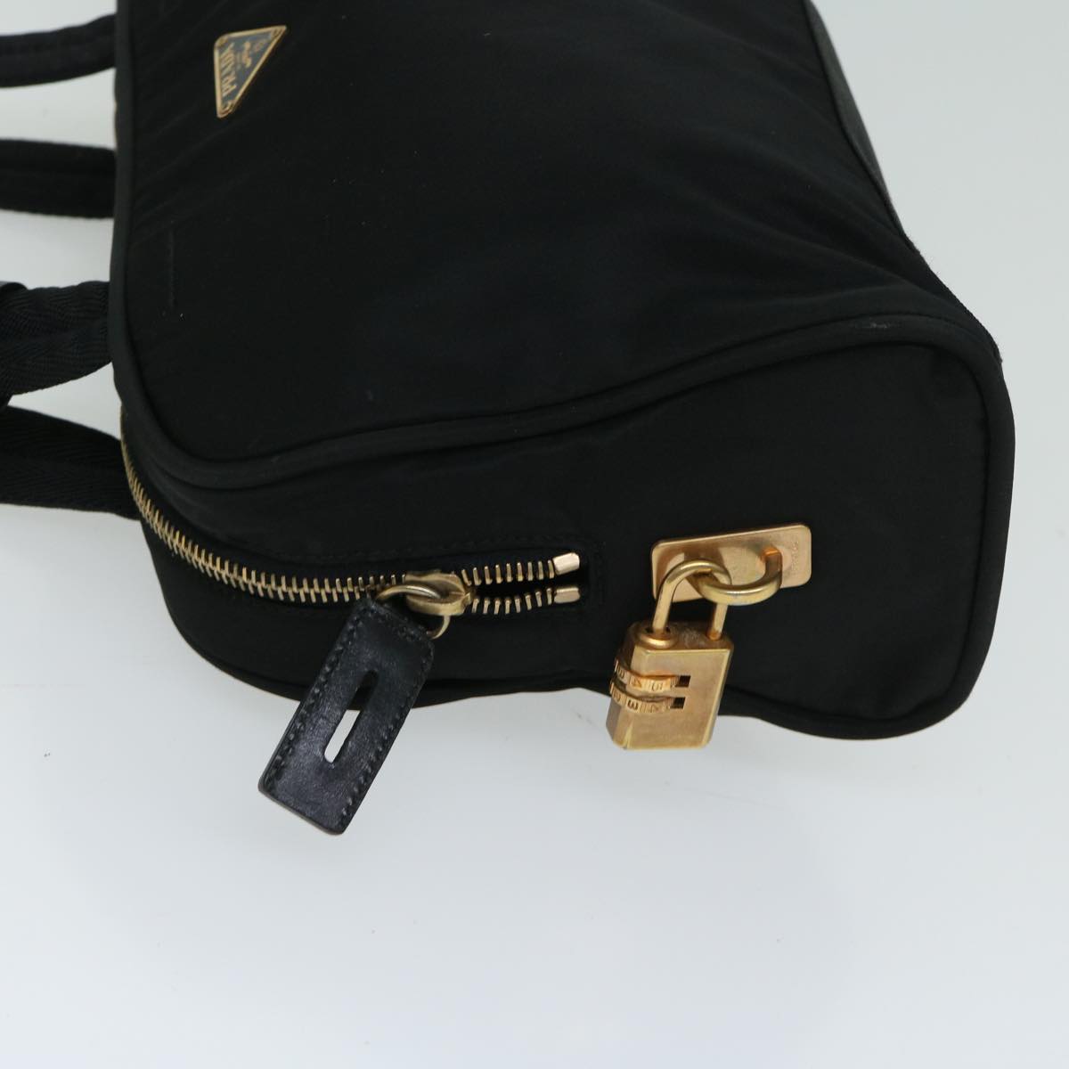 PRADA Hand Bag Nylon Black  bs12409