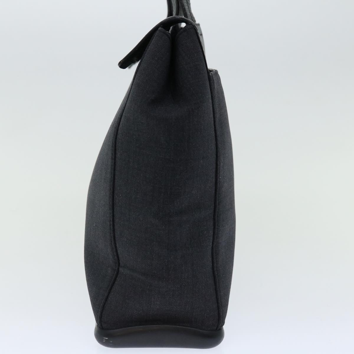 PRADA Tote Bag Canvas Black  bs12519