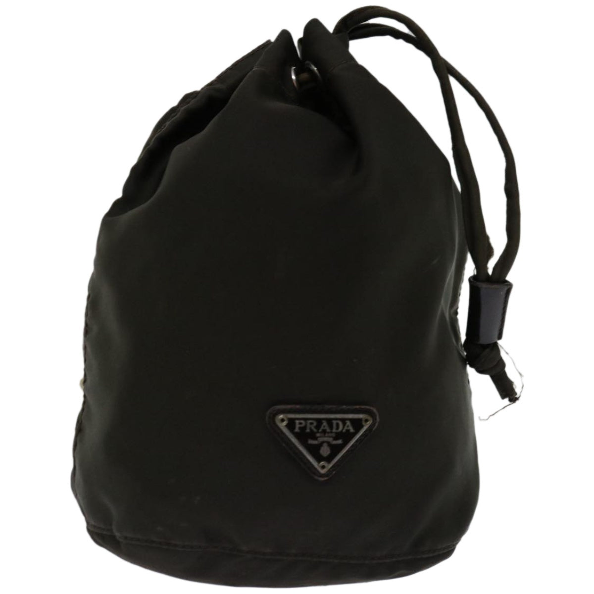 PRADA Pouch Nylon Brown  bs12528
