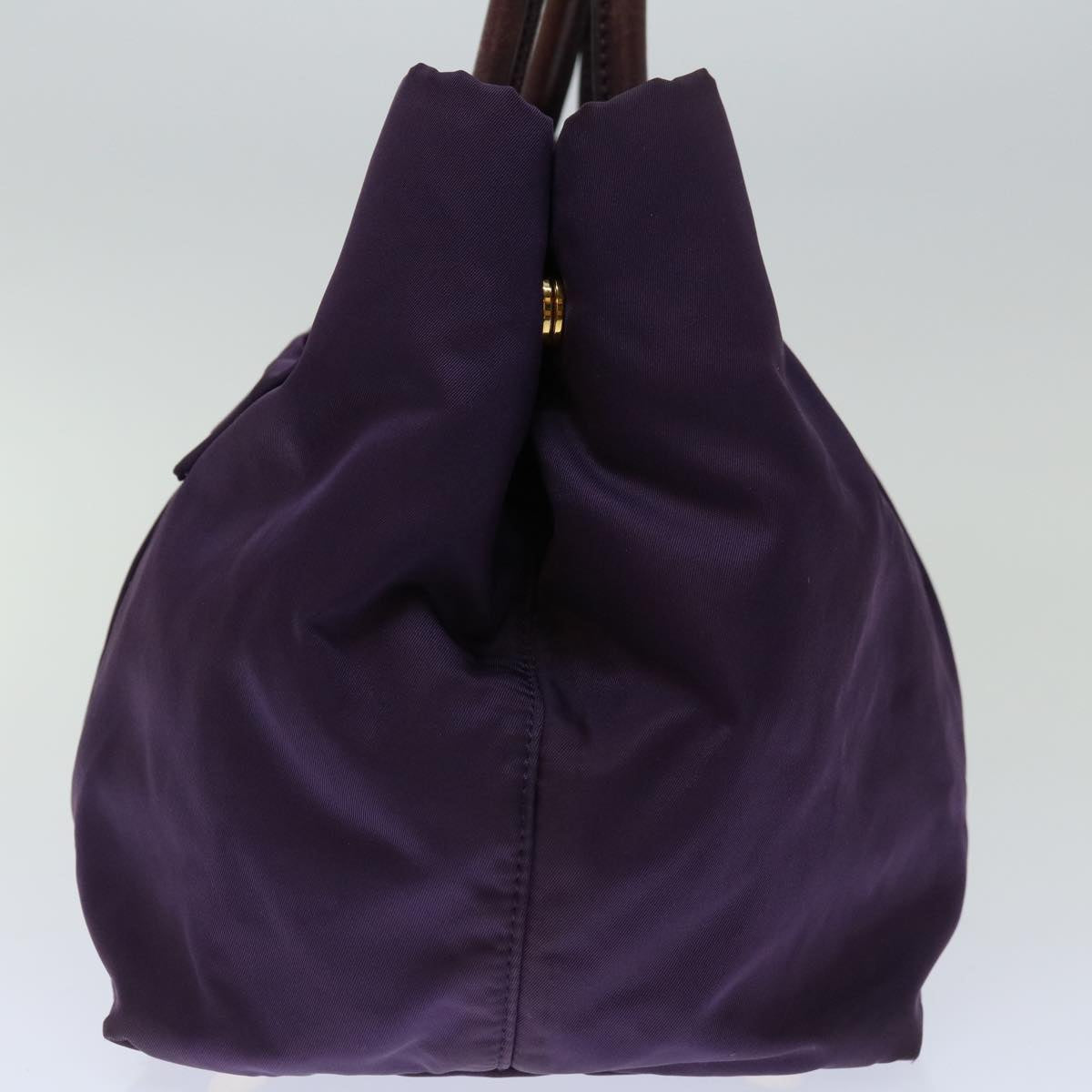 PRADA Hand Bag Nylon Purple  bs12547