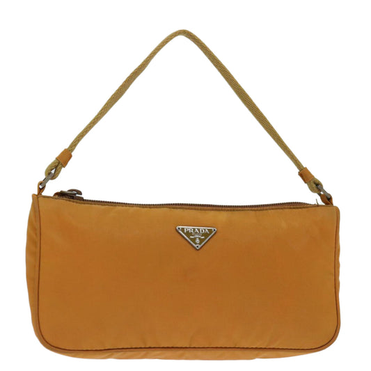 PRADA Accessory Pouch Nylon Orange  bs12557