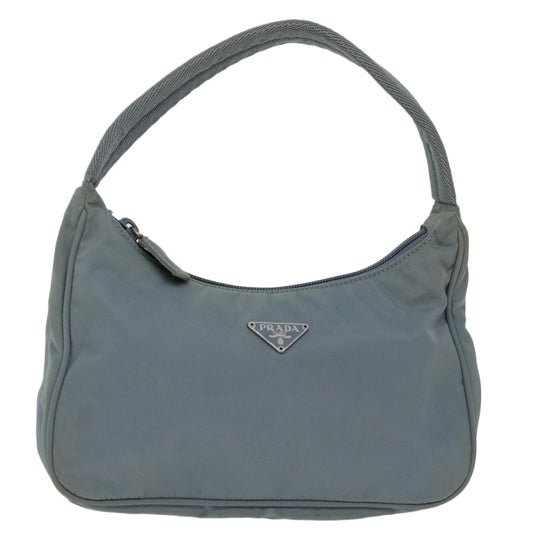 PRADA Hand Bag Nylon Light Blue  bs12579