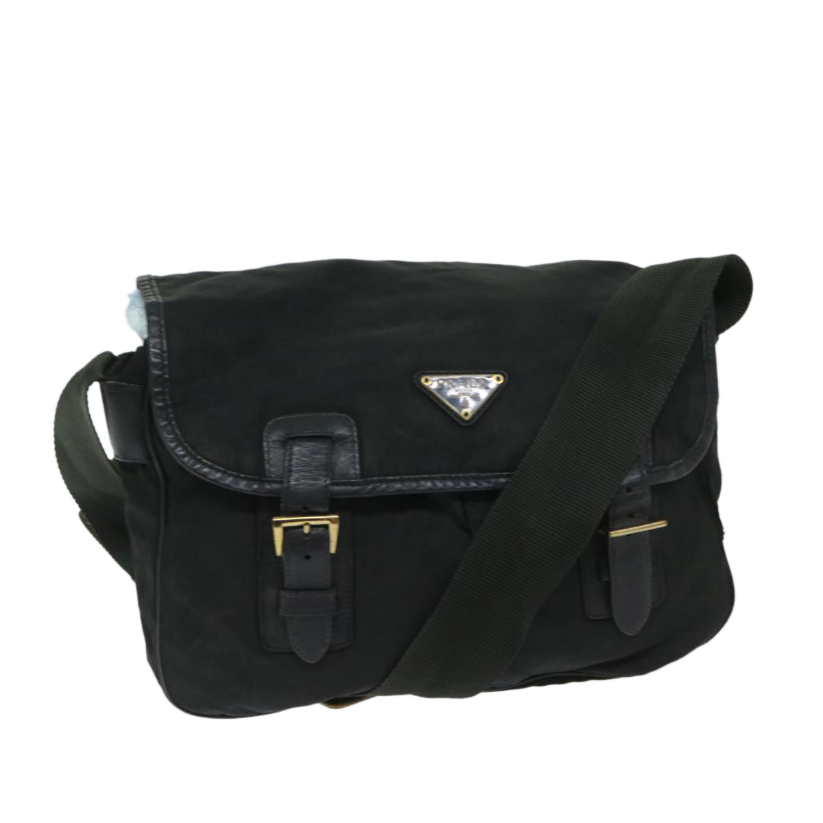 PRADA Shoulder Bag Nylon Black  bs12610