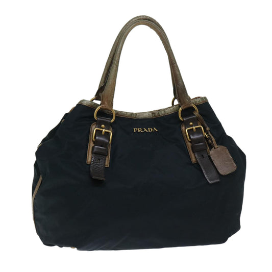 PRADA Hand Bag Nylon Navy  bs12612