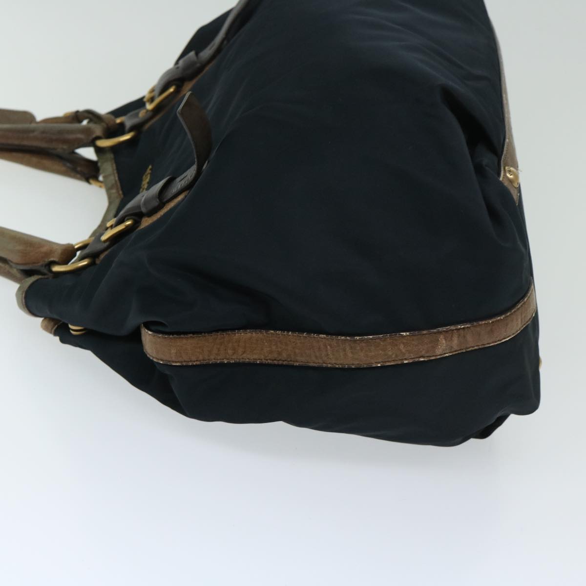 PRADA Hand Bag Nylon Navy  bs12612