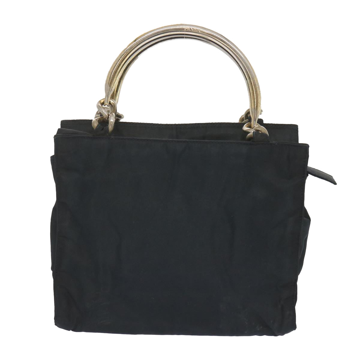 PRADA Hand Bag Nylon Navy  bs12614