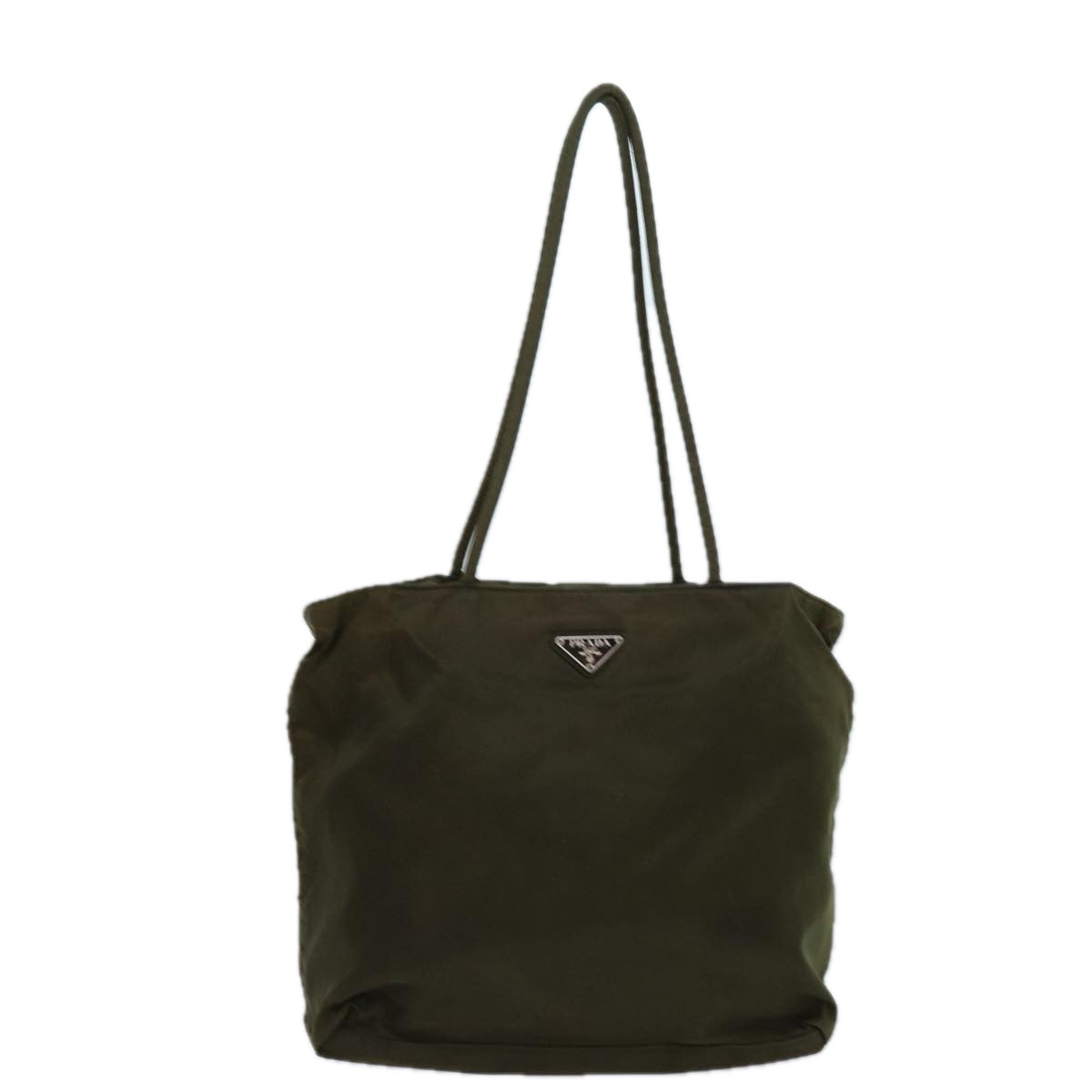 PRADA Tote Bag Nylon 3Set Khaki Black bs12622