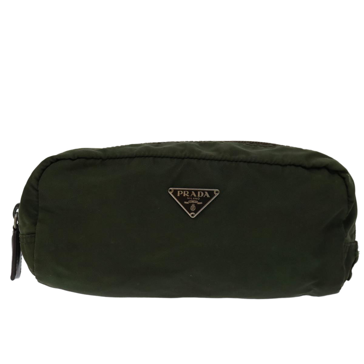 PRADA Pouch Nylon Khaki  bs12624