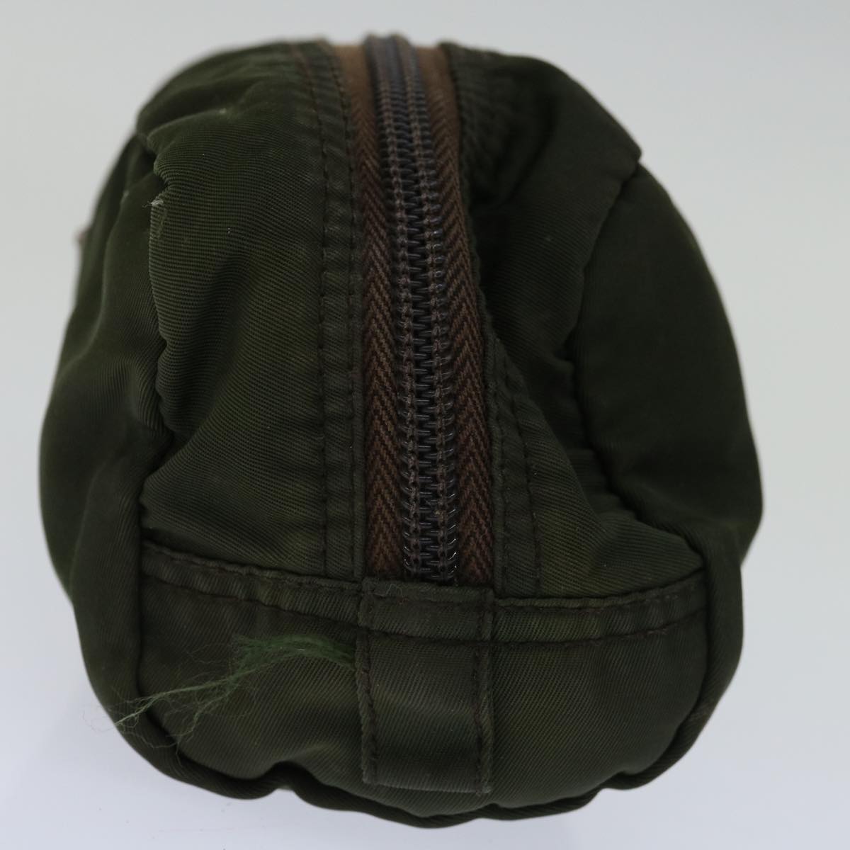 PRADA Pouch Nylon Khaki  bs12624