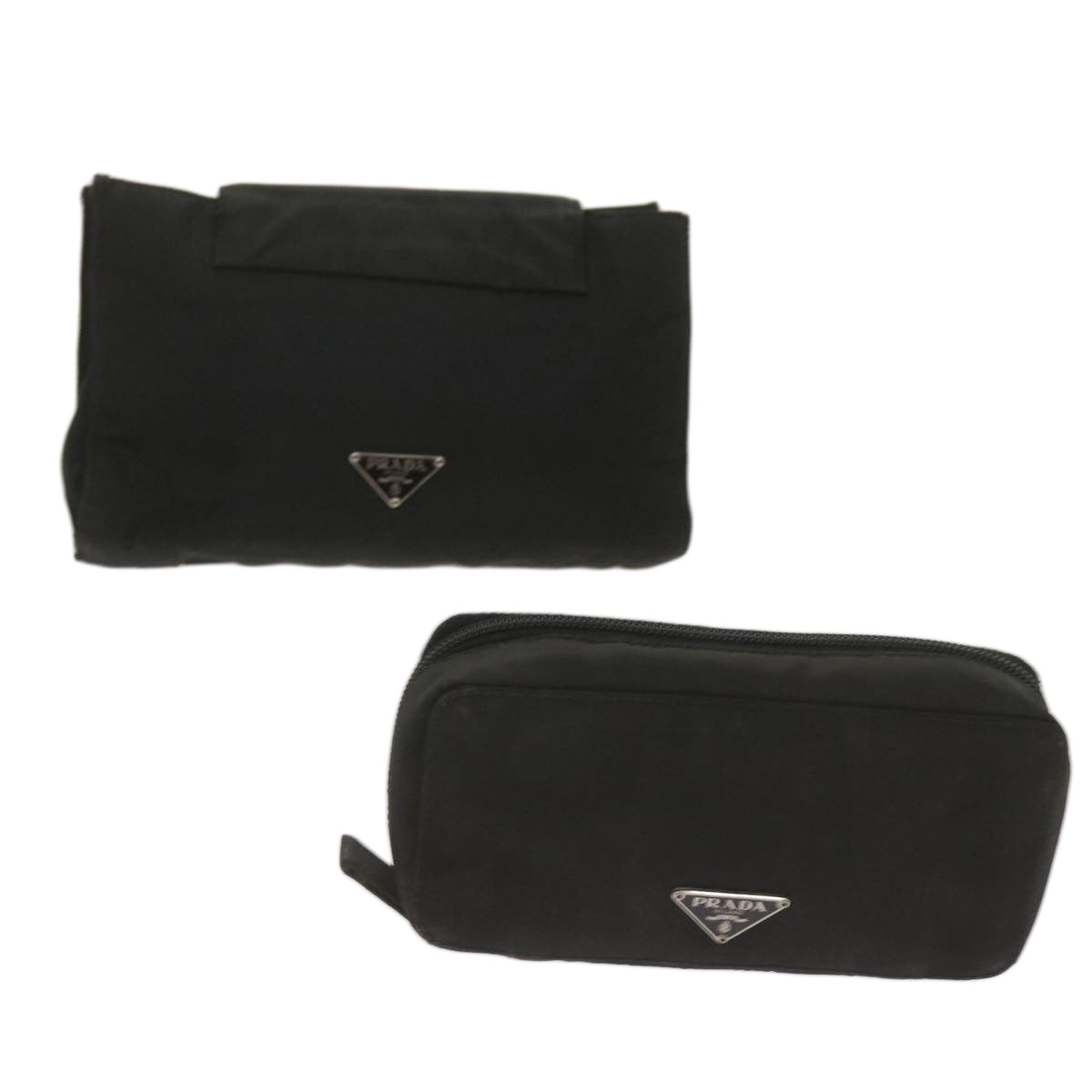 PRADA Pouch Nylon 2Set Black  bs12625