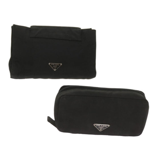 PRADA Pouch Nylon 2Set Black  bs12625