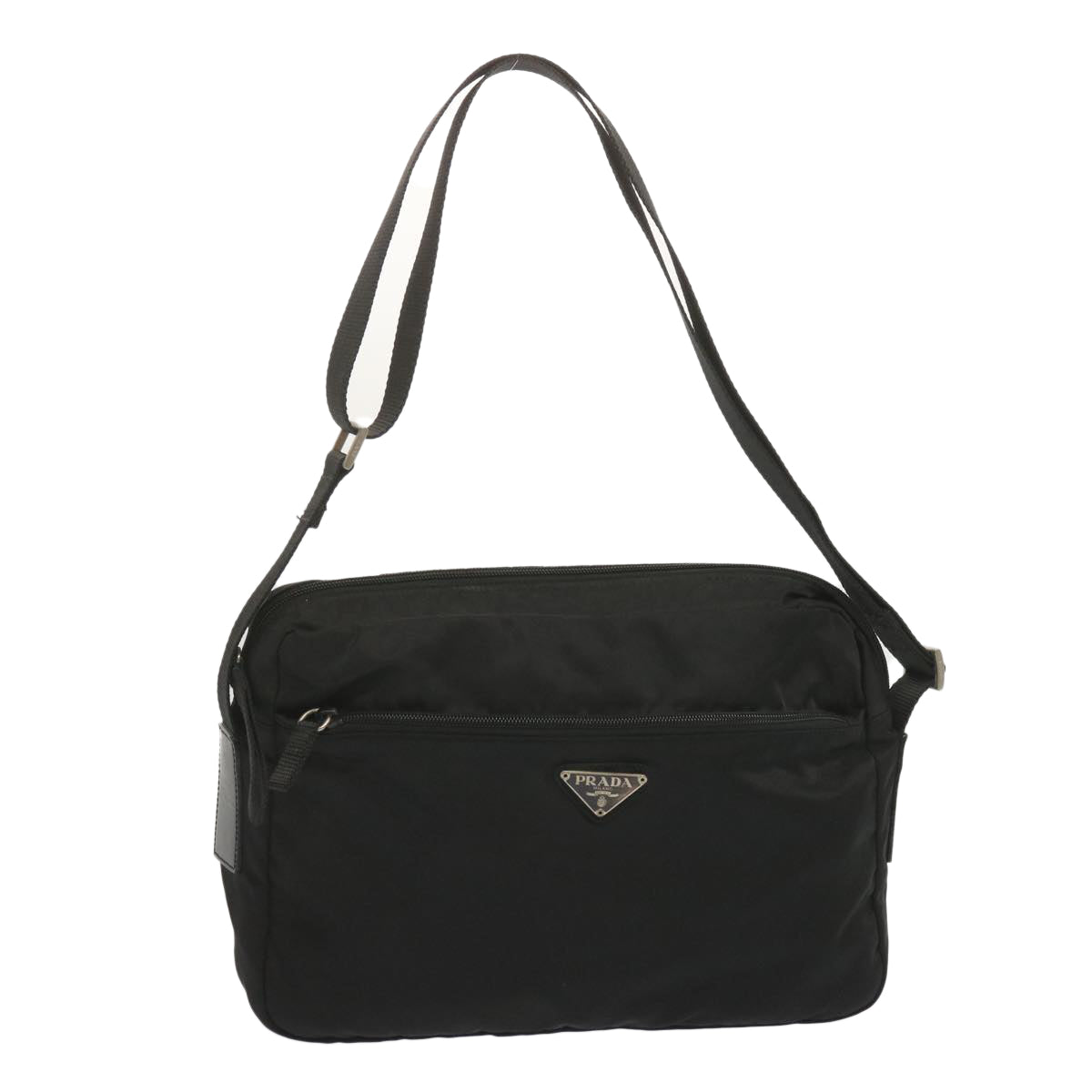 PRADA Shoulder Bag Nylon Black  bs12804