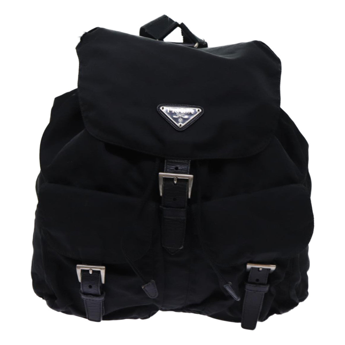 PRADA Backpack Nylon Black bs12817