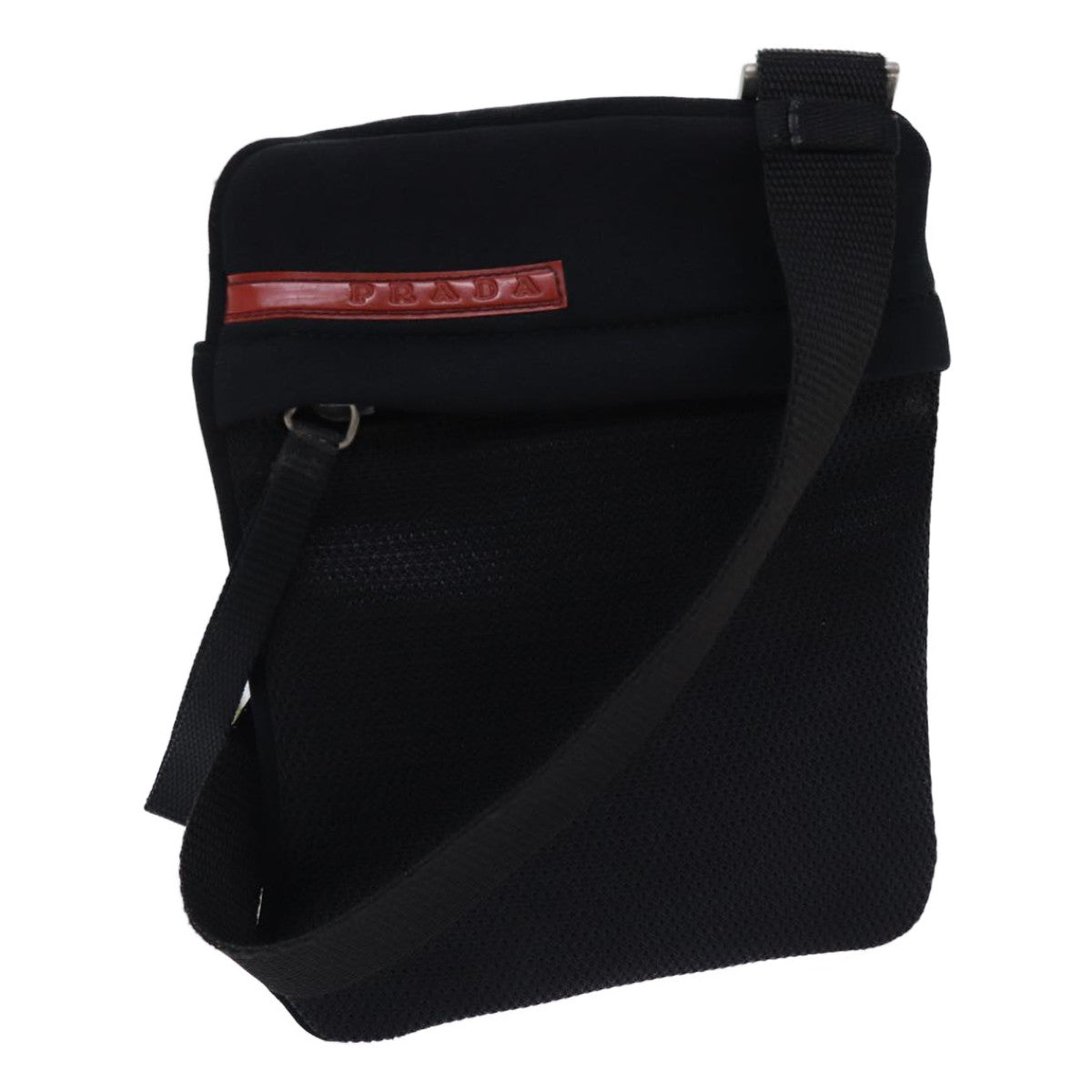 PRADA Sports Shoulder Bag Nylon Black bs12818