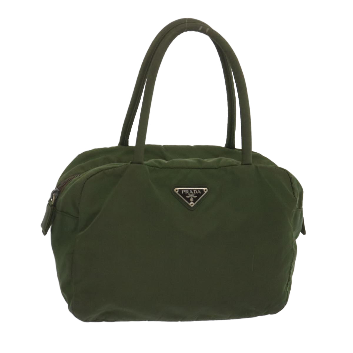 PRADA Hand Bag Nylon Green  bs12826