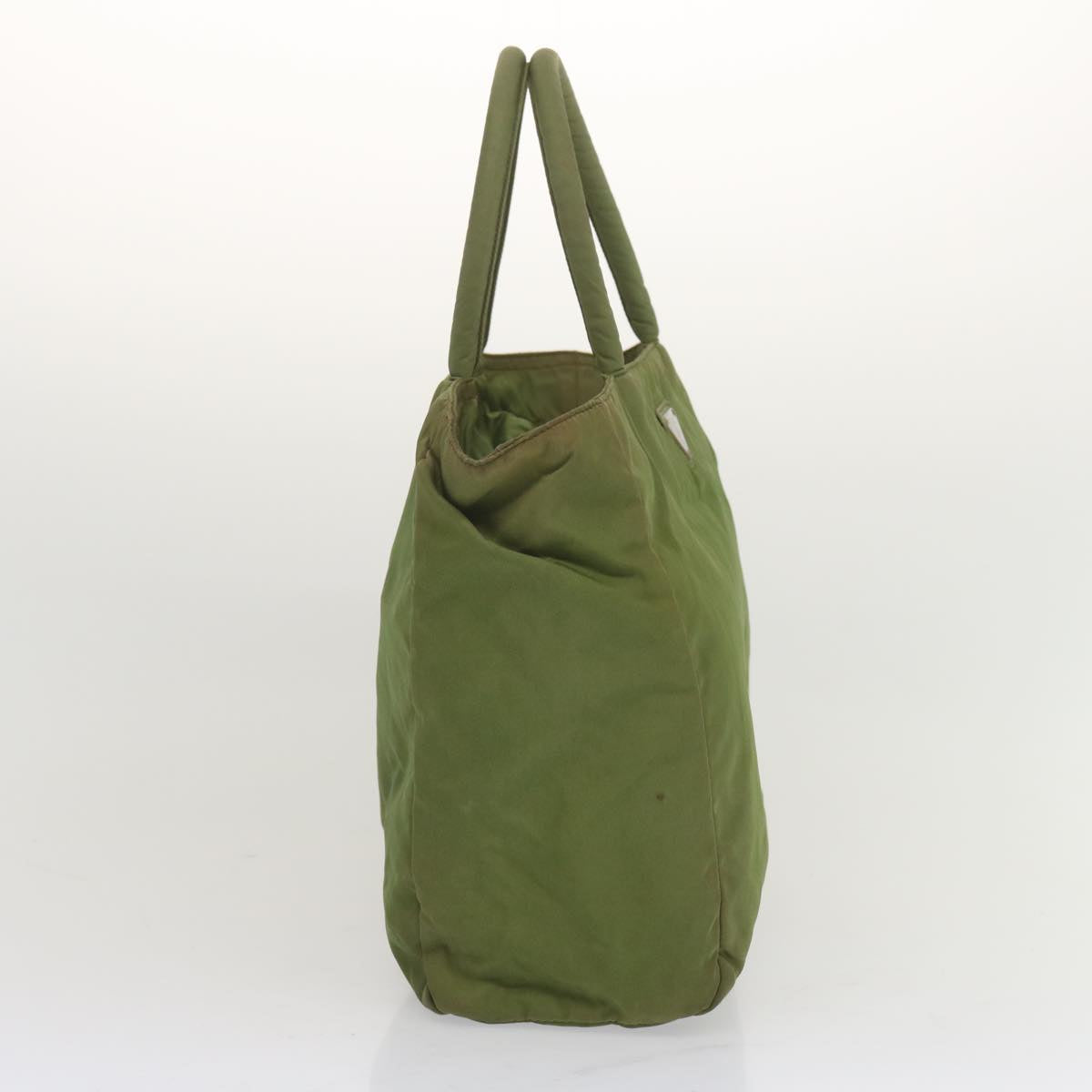 PRADA Hand Bag Nylon Green  bs12827