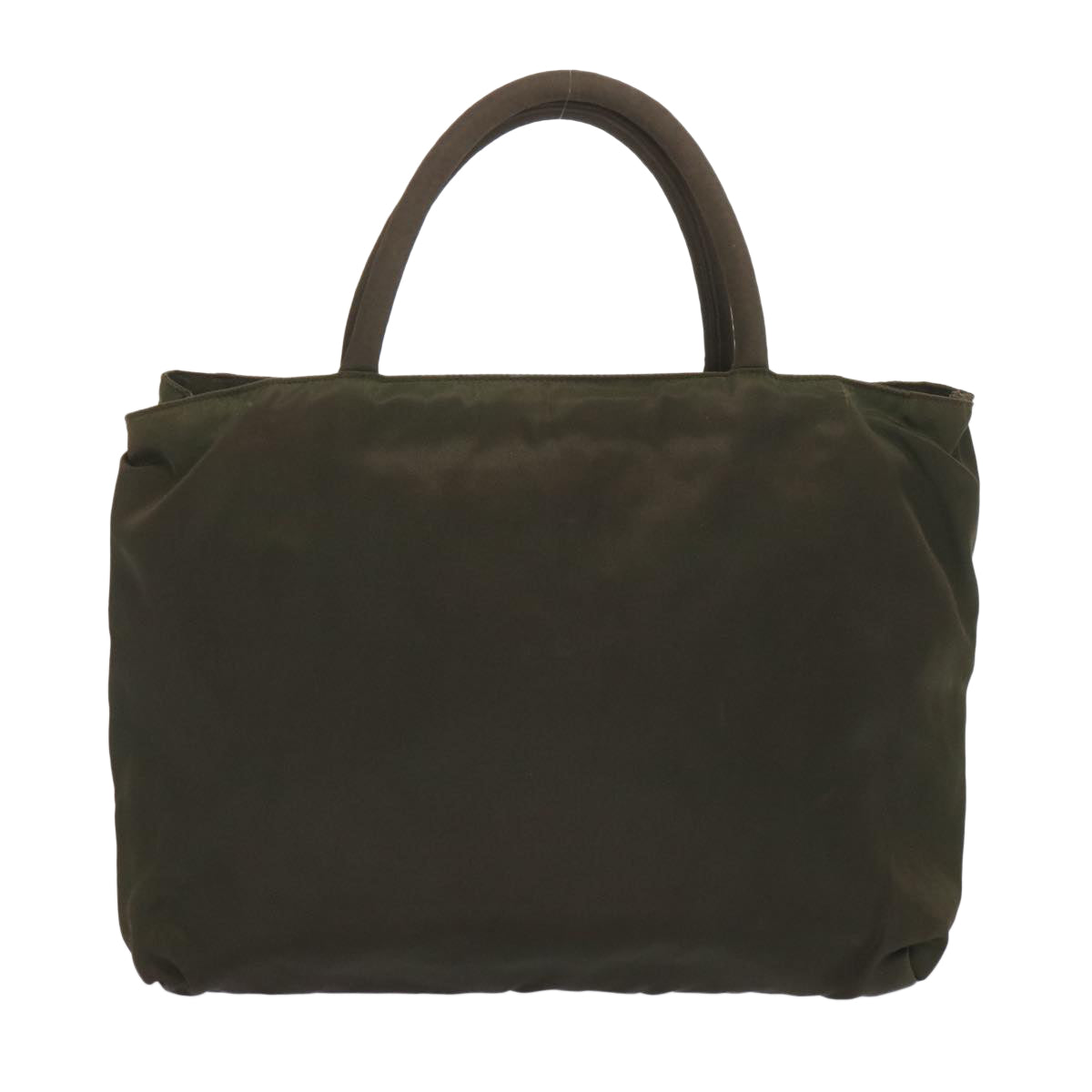 PRADA Hand Bag Nylon Khaki bs12828