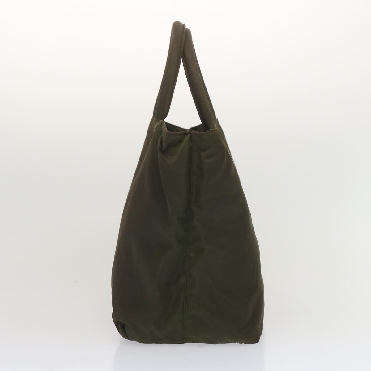 PRADA Hand Bag Nylon Khaki bs12828