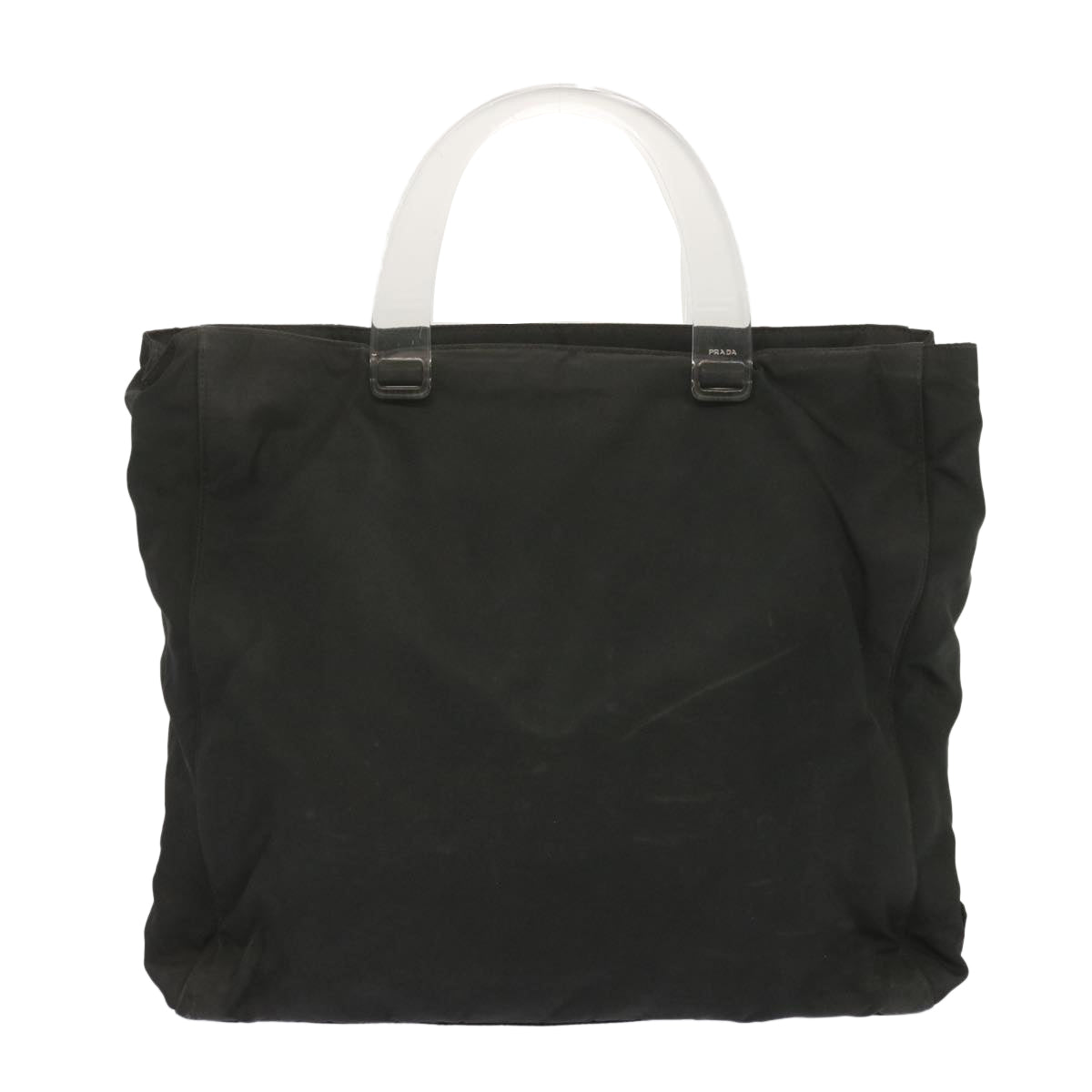 PRADA Hand Bag Nylon Black bs12831