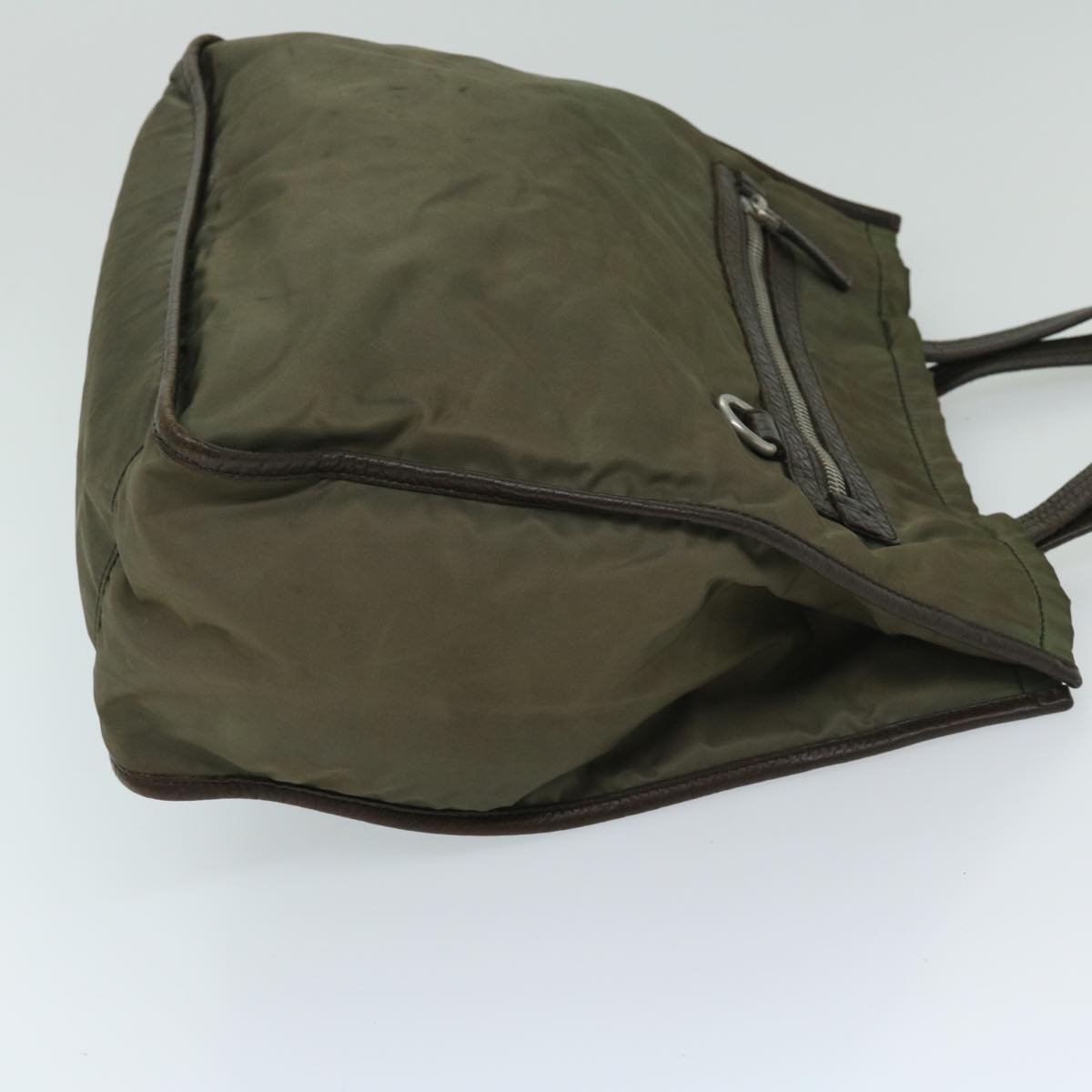 PRADA Tote Bag Nylon Khaki  bs12833