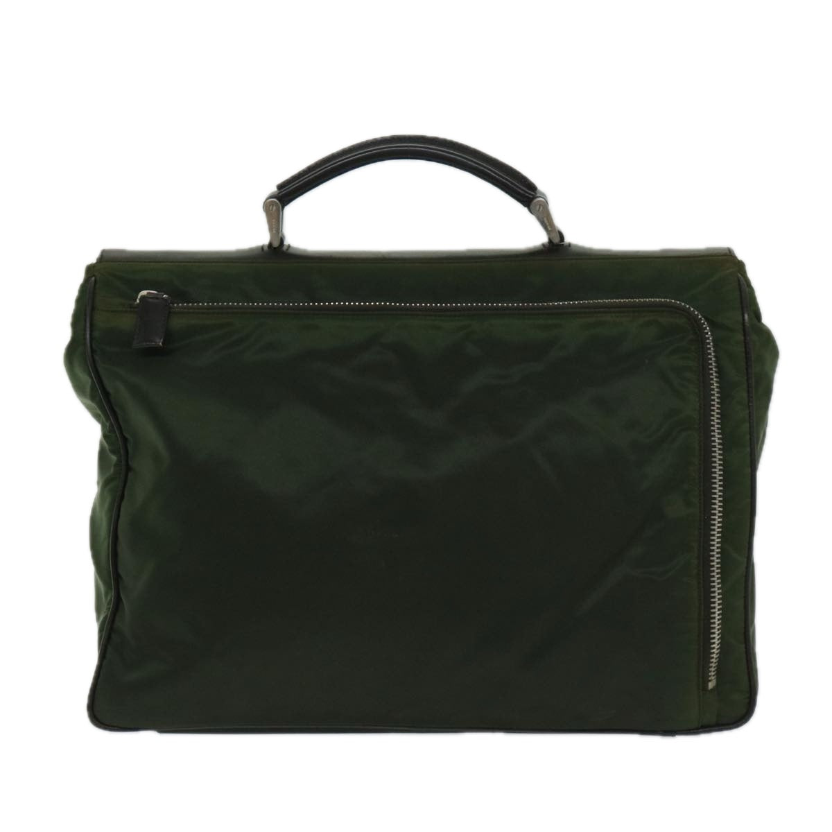 PRADA Business Bag Nylon Khaki  bs12836