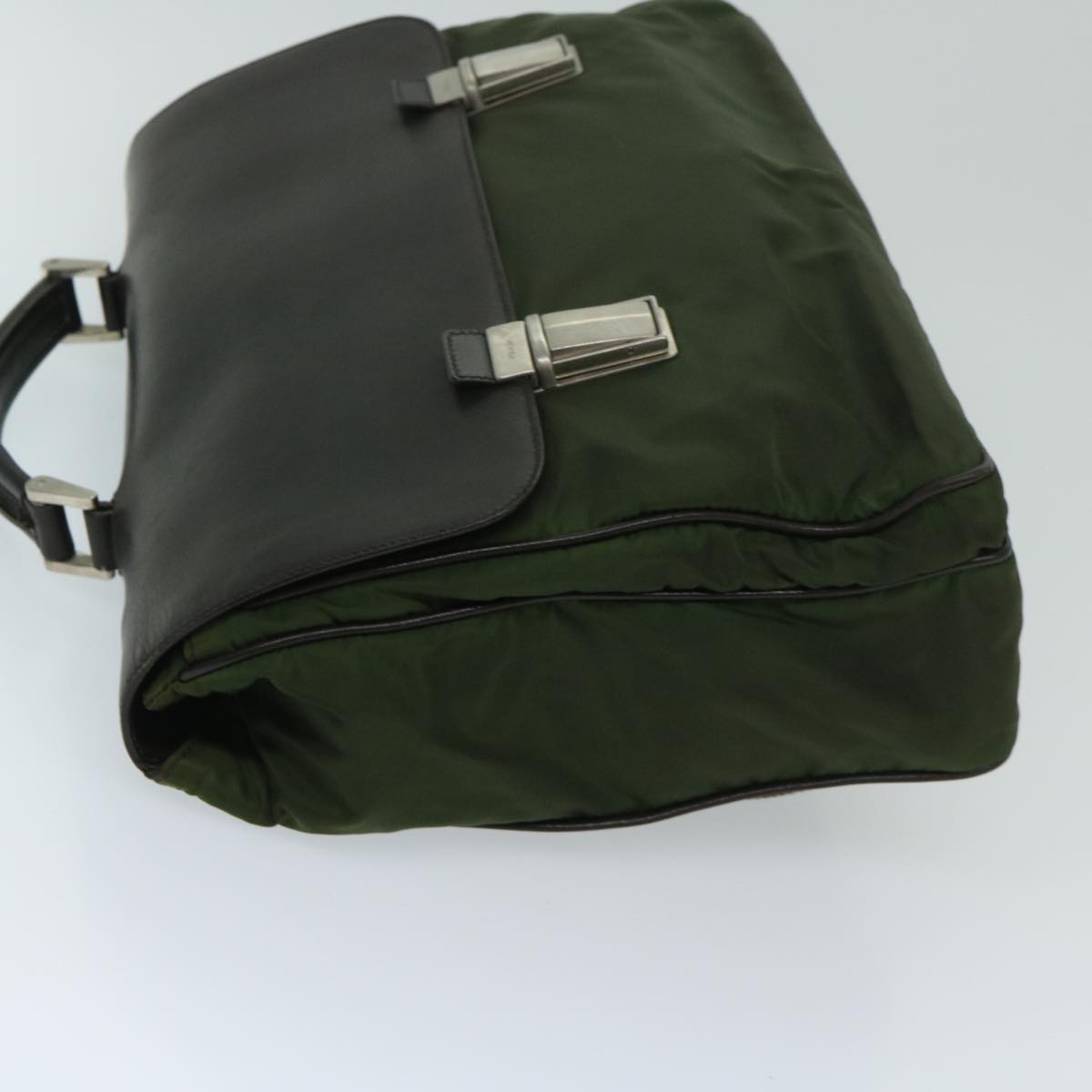 PRADA Business Bag Nylon Khaki  bs12836