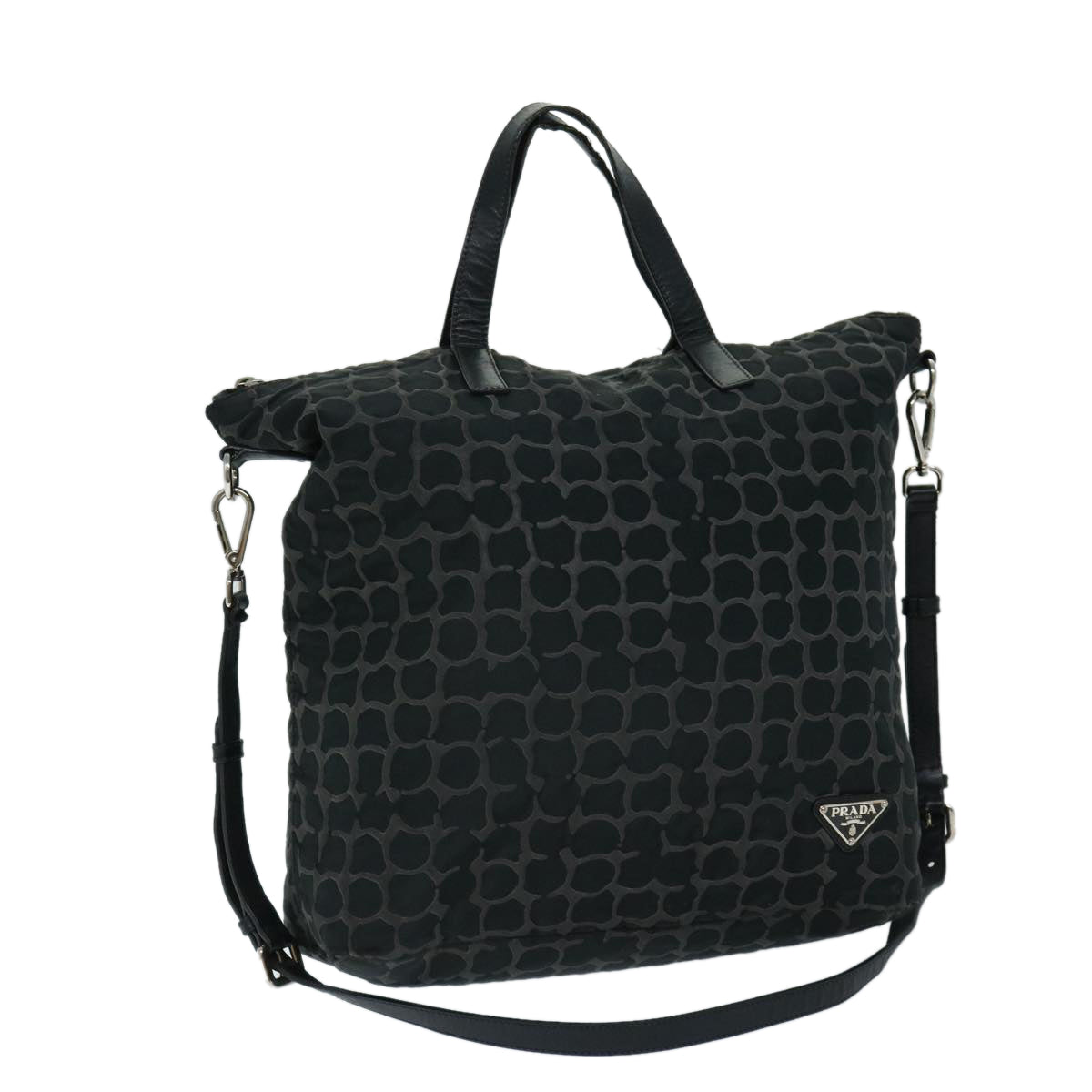 PRADA Shoulder Bag Nylon 2way Black  bs12865