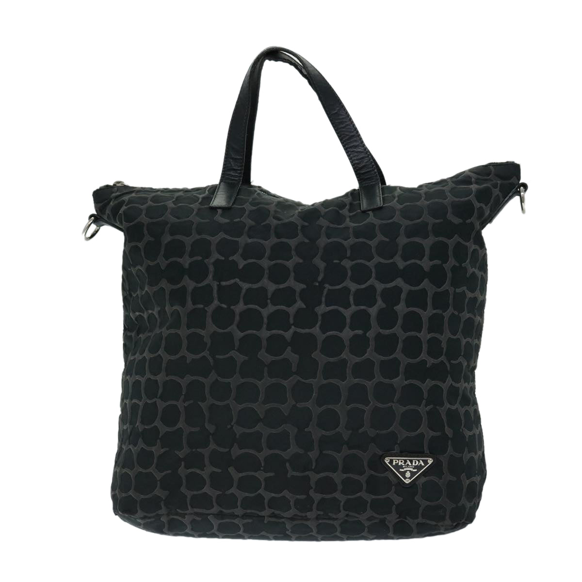 PRADA Shoulder Bag Nylon 2way Black  bs12865
