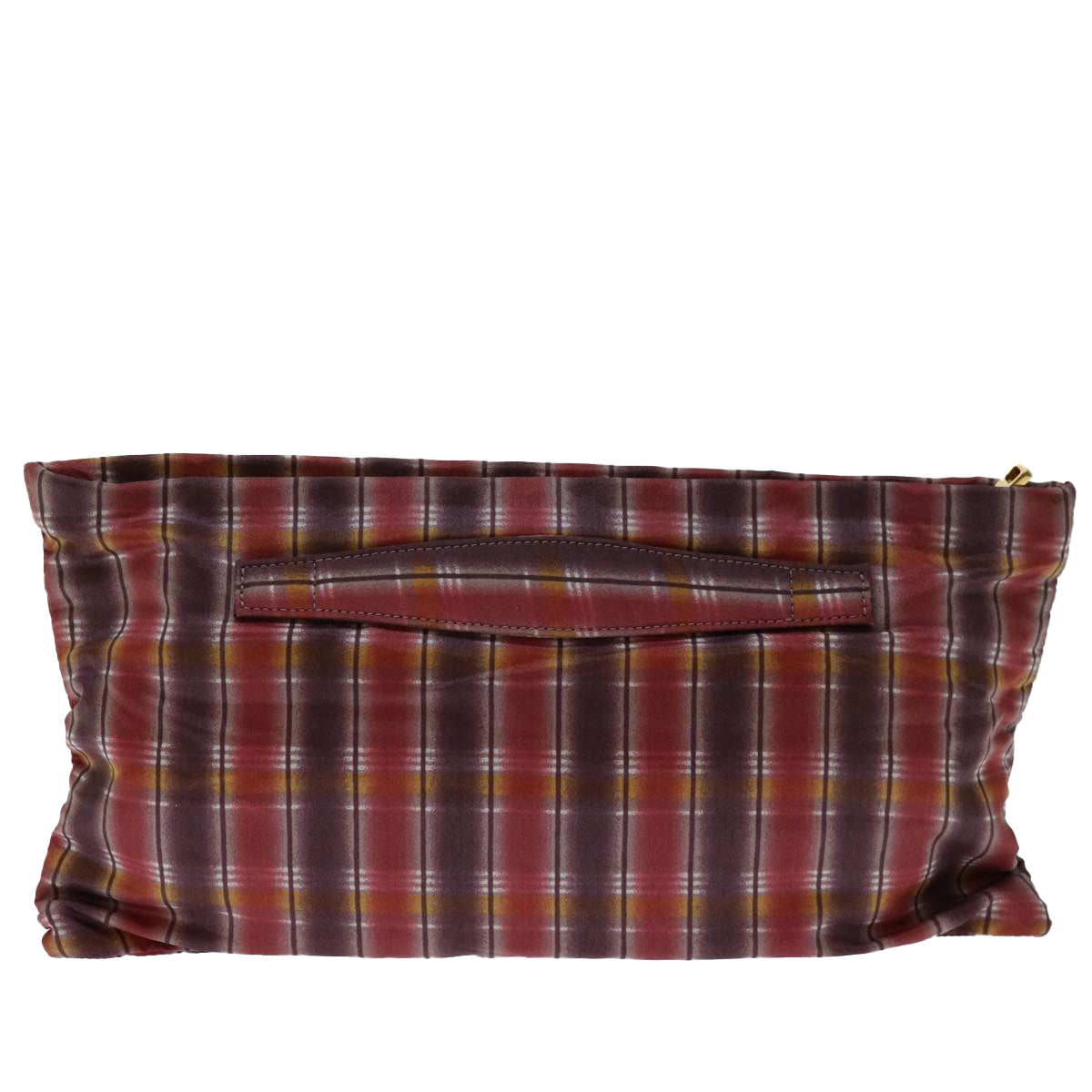 PRADA Clutch Bag Nylon Red  bs12868