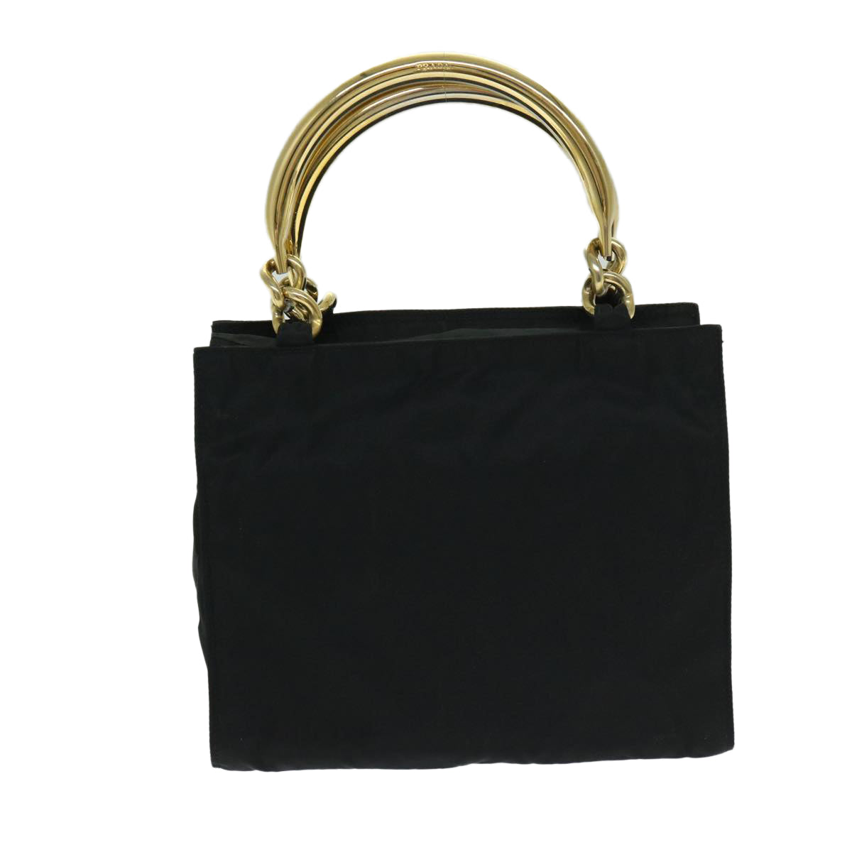 PRADA Hand Bag Nylon Black  bs12898