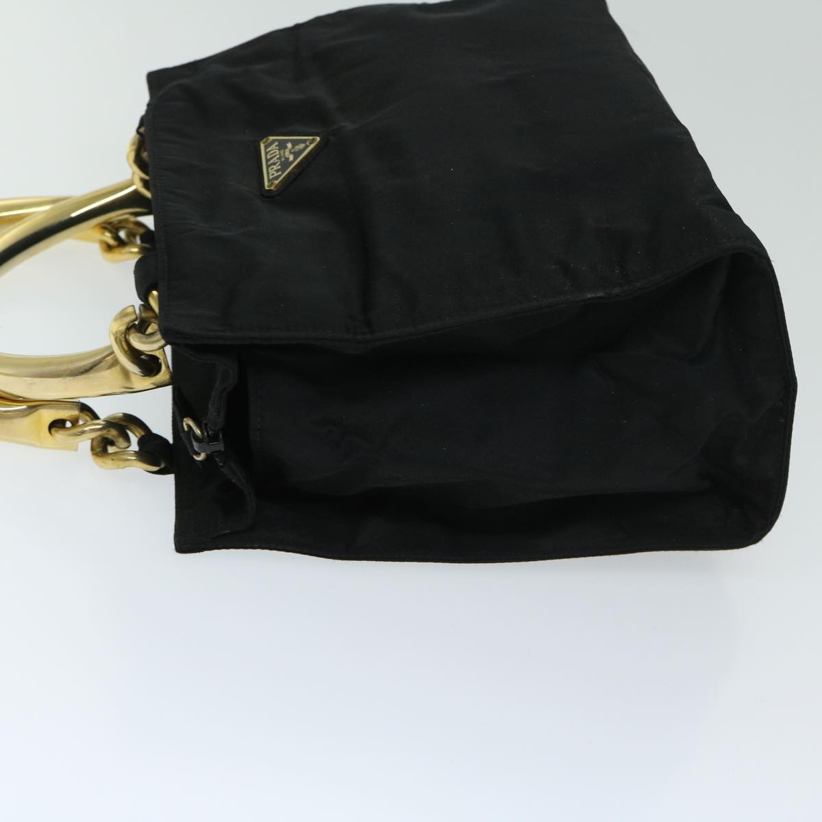 PRADA Hand Bag Nylon Black  bs12898