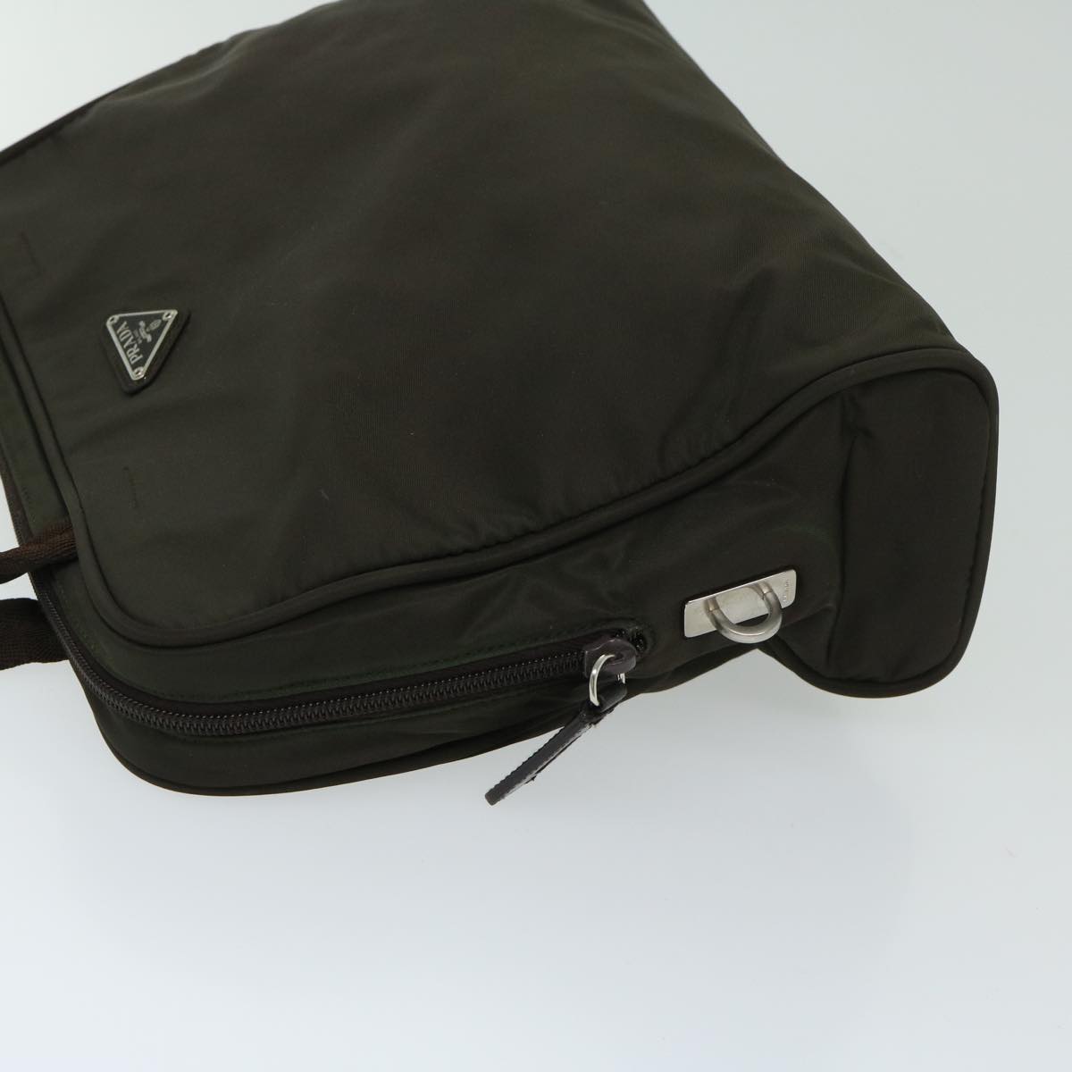 PRADA Shoulder Bag Nylon Khaki  bs12906