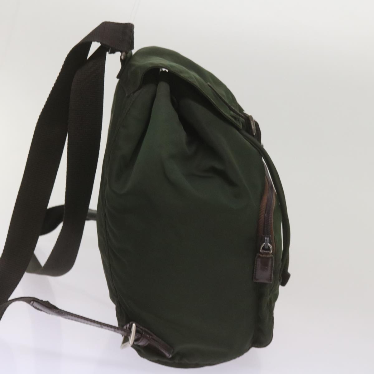 PRADA Backpack Nylon Khaki  bs12919