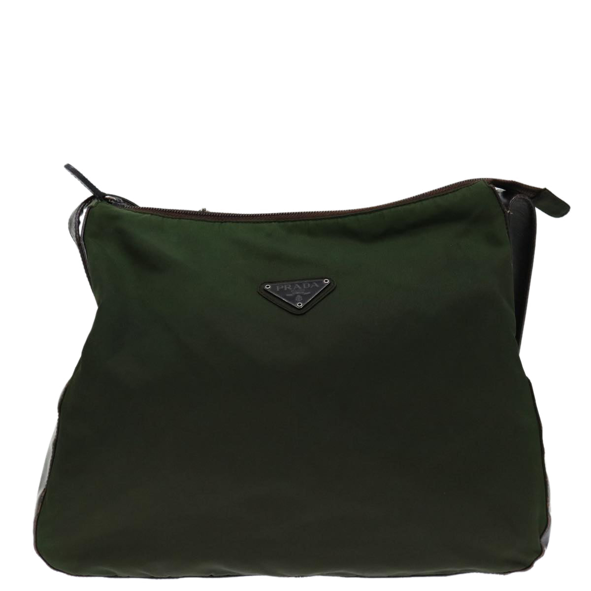 PRADA Shoulder Bag Nylon Khaki  bs13012