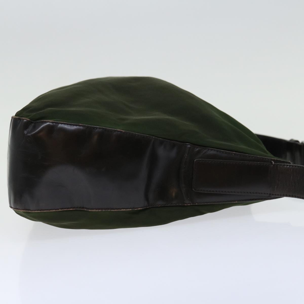 PRADA Shoulder Bag Nylon Khaki  bs13012