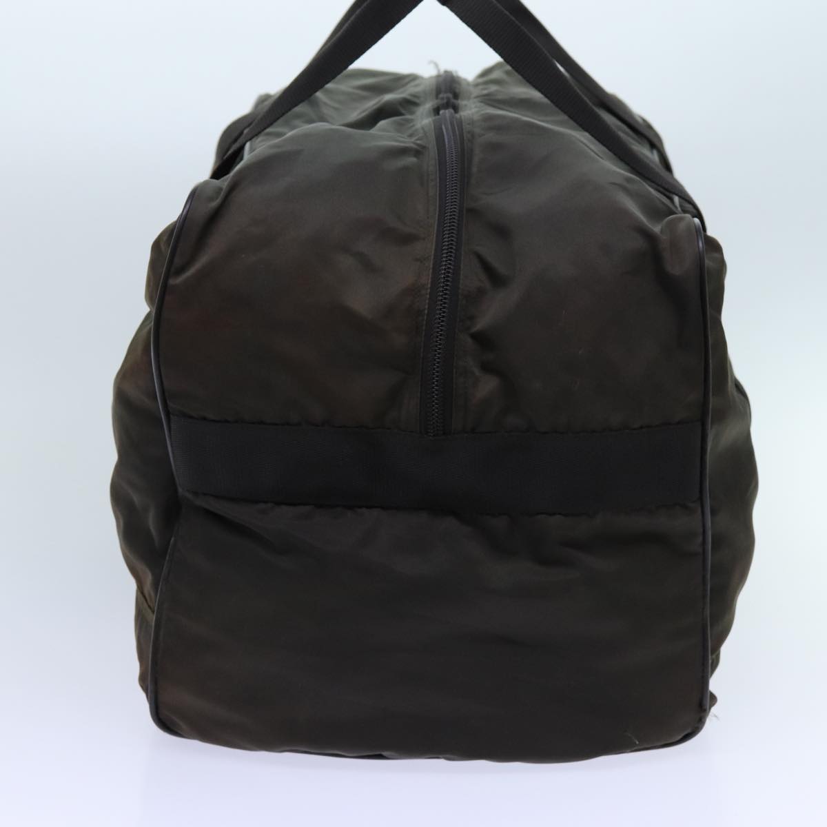 PRADA Boston Bag Nylon Brown bs13014