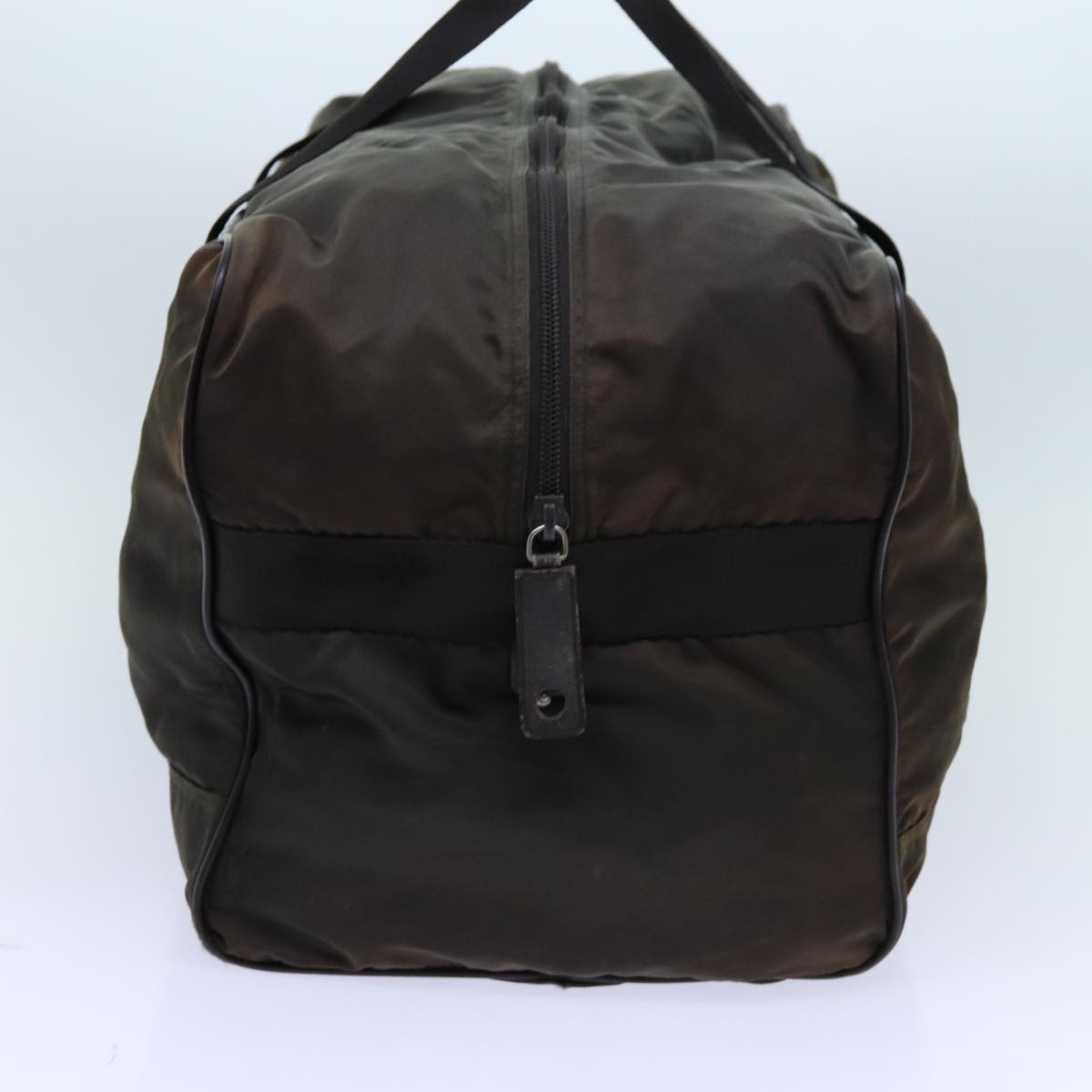 PRADA Boston Bag Nylon Brown bs13014