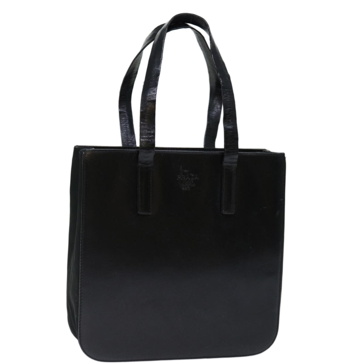 PRADA Hand Bag Leather Black bs13078