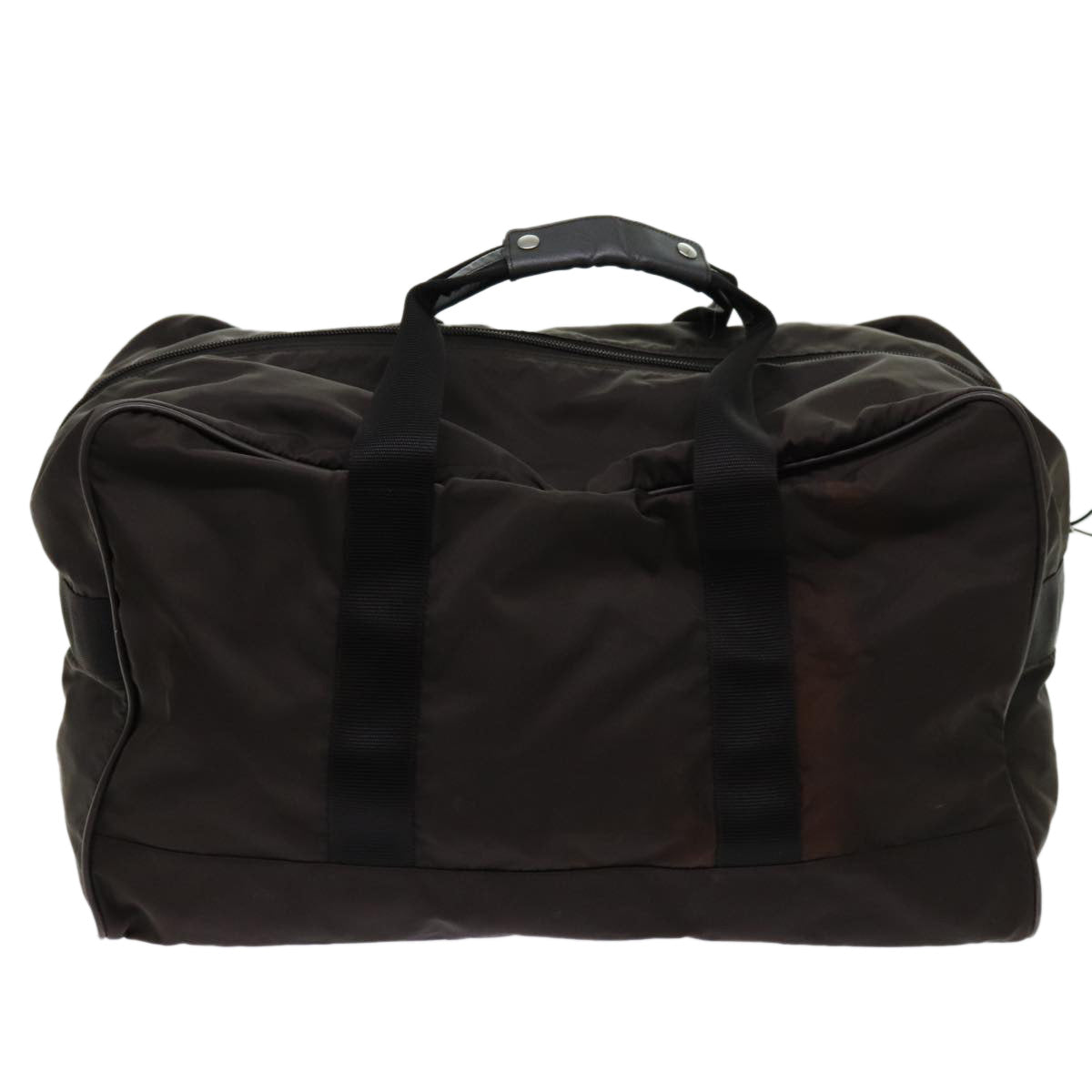 PRADA Boston Bag Nylon Brown bs13145