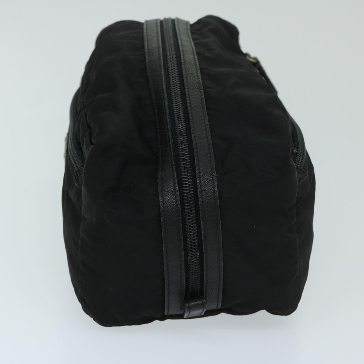 PRADA Clutch Bag Nylon Black  bs13151