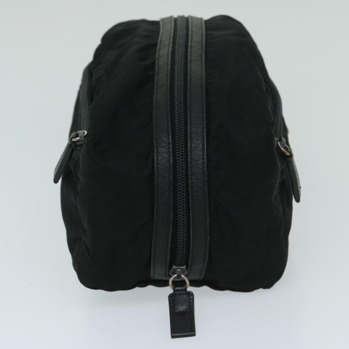 PRADA Clutch Bag Nylon Black  bs13151