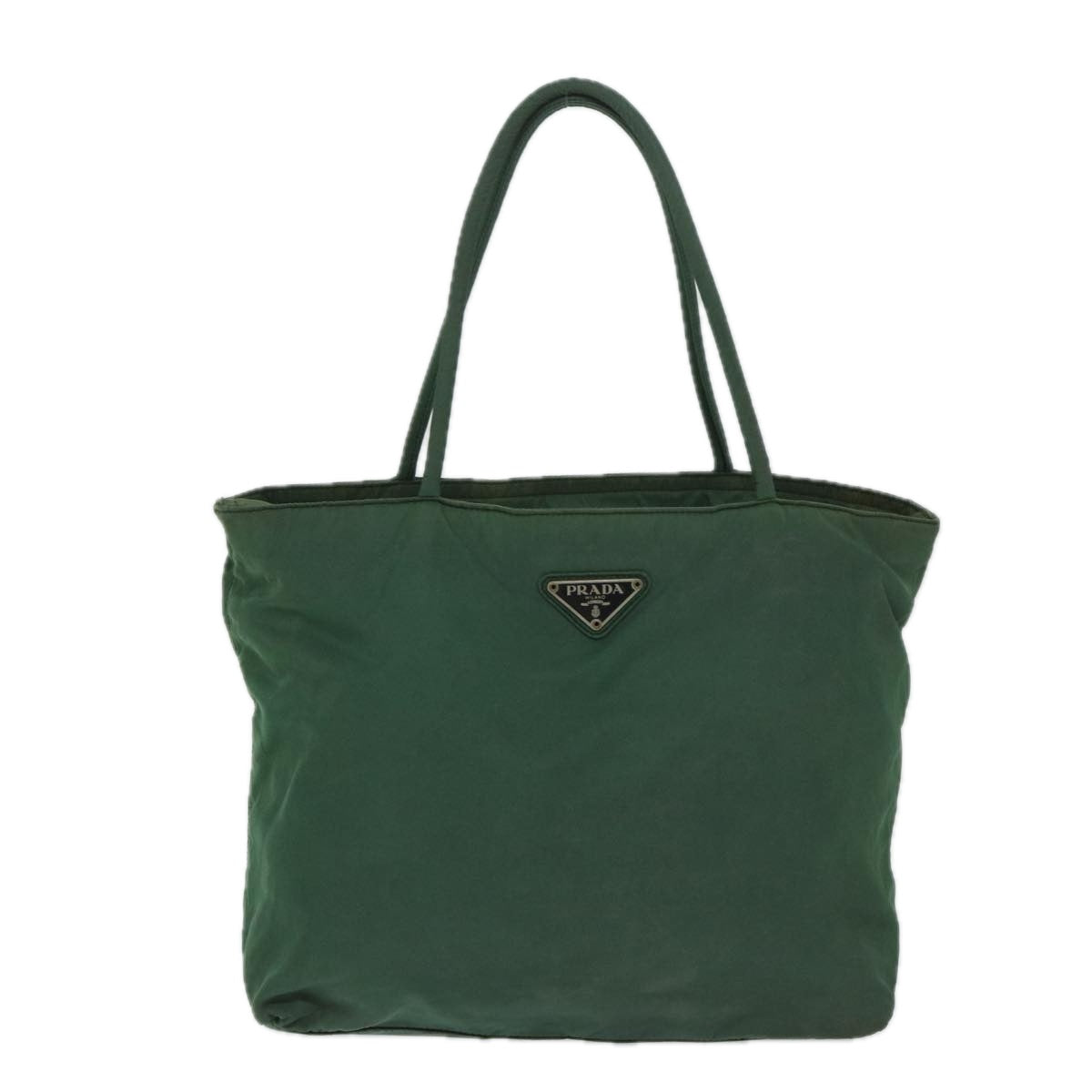 PRADA Hand Bag Nylon Green  bs13153