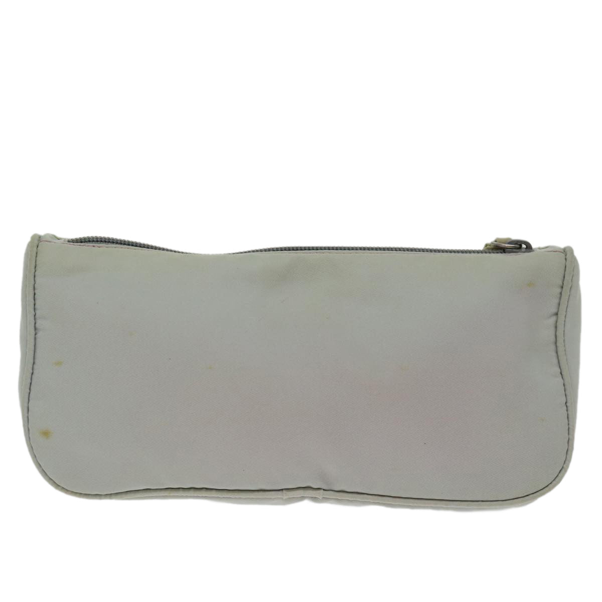 PRADA Accessory Pouch Nylon Gray bs13202