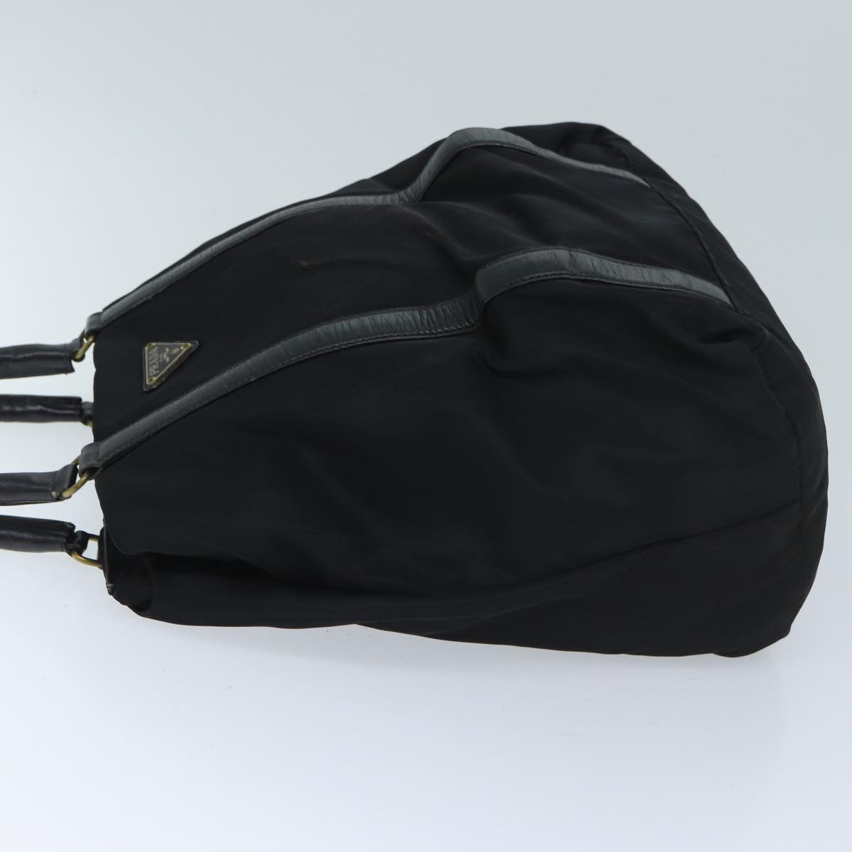 PRADA Hand Bag Nylon Black bs13283