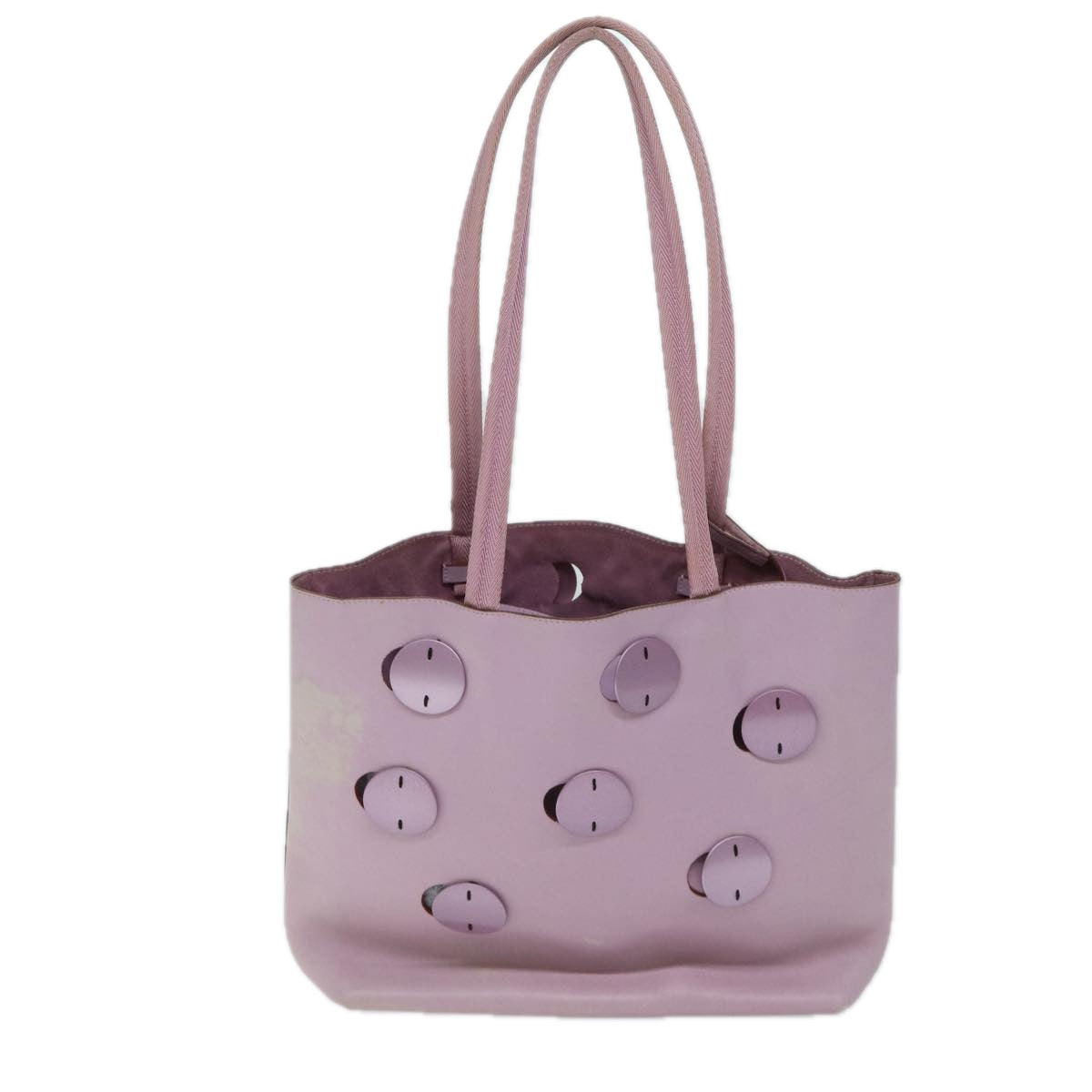 PRADA Tote Bag Leather Pink bs13284