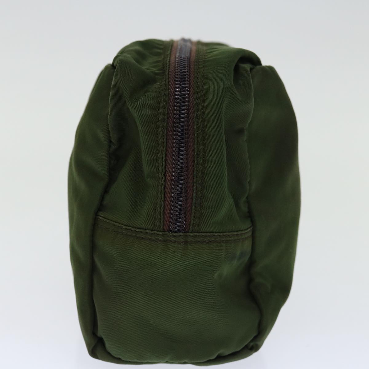 PRADA Pouch Nylon Khaki bs13296