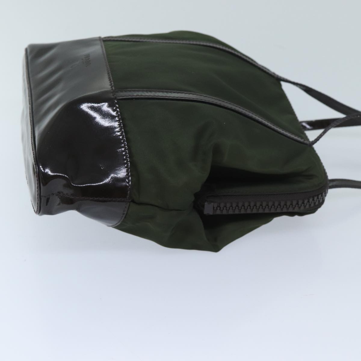 PRADA Hand Bag Nylon Khaki bs13301